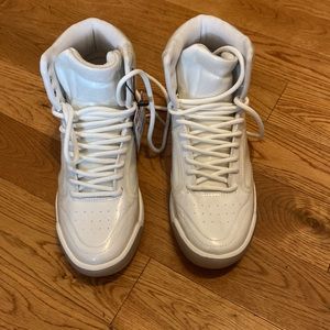 Brand new white boots